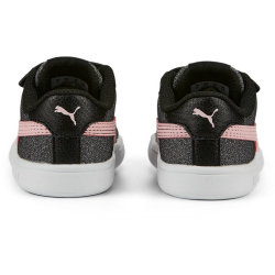 PUMA Smash v2 Glitz Glam Baby-Sneaker mit Klettverschluss