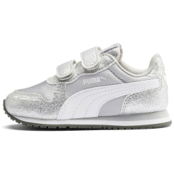 PUMA Cabana Racer Glitz Baby-Sneaker mit Klettverschluss