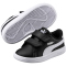 PUMA Smash v2 Leder Baby-Sneaker mit Klettverschluss puma black/puma white 22