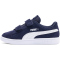 PUMA Smash v2 Suede PS Kinder Sneaker mit Klettverschluss peacoat/puma white 31