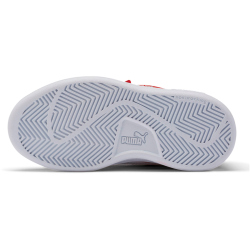 PUMA Smash v2 Suede PS Kinder Sneaker mit Klettverschluss high risk red/puma white 28