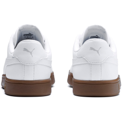 PUMA Smash v2 Leder Sneaker PUMA white/gray violet/gum 37