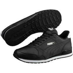 PUMA ST Runner v2 Leder Sneaker puma black/puma black 42