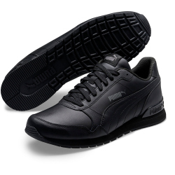 PUMA ST Runner v2 Full Leder Sneaker PUMA black/castlerock 39