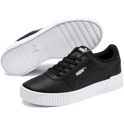 PUMA Carina Leder Sneaker Damen PUMA black/PUMA white/PUMA silver 42