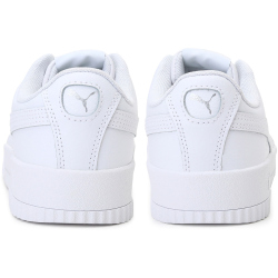 PUMA Carina Leder Sneaker Damen PUMA white/PUMA white/PUMA silver 42