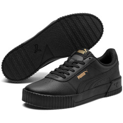 PUMA Carina Leder Sneaker Damen PUMA black/PUMA...