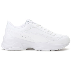 PUMA Cilia Mode Sneaker Damen PUMA white/PUMA silver 42.5