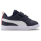 PUMA Courtflex v2 Baby-Sneaker mit Klettverschluss peacoat/high risk red 22