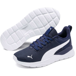 PUMA Anzarun Lite Kinder Sneaker peacoat/puma white 38.5