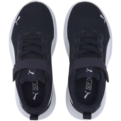 PUMA Anzarun Lite AC PS Kinder Sneaker mit Klettverschluss peacoat/puma white 34