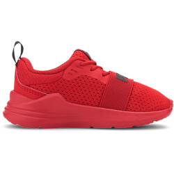 PUMA Wired Run AC Kinder Sneaker high risk red/puma black 25