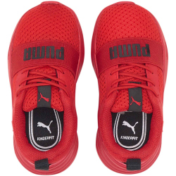 PUMA Wired Run AC Kinder Sneaker high risk red/puma black 25