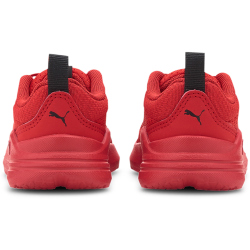 PUMA Wired Run AC Kinder Sneaker high risk red/puma black 25