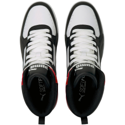 PUMA Rebound Joy High-Top Sneaker PUMA white/PUMA black/high risk red 48.5