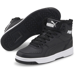 PUMA Rebound Joy Fell-Sneaker Kinder PUMA black/PUMA white 38.5