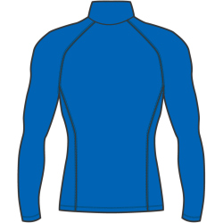 PUMA LIGA Baselayer Funktionsshirt Warm langarm electric blue lemonade M