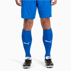 PUMA Team LIGA Stutzenstr&uuml;mpfe electric blue lemonade/puma white 31-34