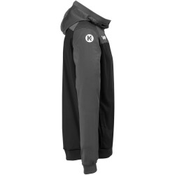 Kempa Prime Multi Trainingsanzug mit Kapuze schwarz/anthrazit L