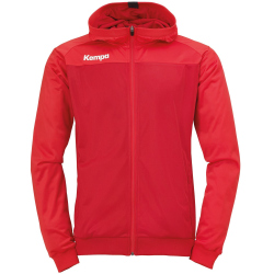 Kempa Prime Multi Trainingsanzug mit Kapuze chilirot/rot XXL