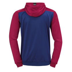 Kempa Prime Multi Trainingsanzug mit Kapuze deep blau/deep rot S
