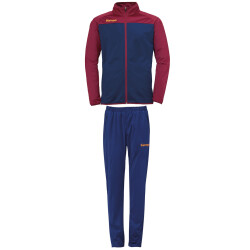 Kempa Prime Polyesteranzug deep blau/deep rot 128