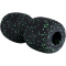 BLACKROLL Twin Faszienrolle black/green,schwarz