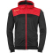 Kempa Emotion 2.0 Hood Trainingsanzug mit Kapuze schwarz/rot/gelb M