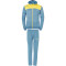 Kempa Emotion 2.0 Hood Trainingsanzug mit Kapuze dove blau/limonengelb 128
