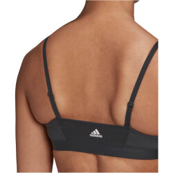 adidas All Me 3-Streifen Sport-BH black/white XS