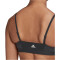 adidas All Me 3-Streifen Sport-BH black/white XS