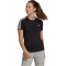 adidas Essentials 3-Streifen T-Shirt Damen black/white XXS
