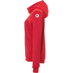Kempa Emotion 2.0 Trainingsanzug mit Kapuze Damen chilirot/rot XS