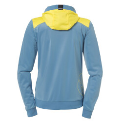 Kempa Emotion 2.0 Trainingsanzug mit Kapuze Damen dove blau/limonengelb XS