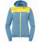 Kempa Emotion 2.0 Trainingsanzug mit Kapuze Damen dove blau/limonengelb XS