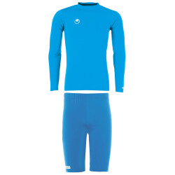 uhlsport Set Funktionsshirt+Funktionshose cyan XXL