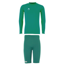uhlsport Set Funktionsshirt+Funktionshose grün XXL