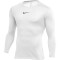 NIKE Park Dri-FIT First Layer langarm Funktionsshirt Herren white/cool grey S