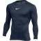 NIKE Park Dri-FIT First Layer langarm Funktionsshirt Herren midnight navy/white S