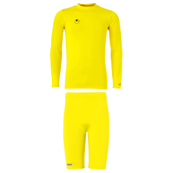 uhlsport Set Funktionsshirt+Funktionshose limonengelb M