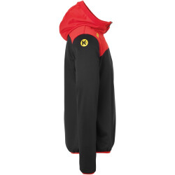 Kempa Emotion 2.0 1/4-Zip Trainingsanzug schwarz/rot/gelb M