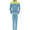 Kempa Emotion 2.0 1/4-Zip Trainingsanzug dove blau/limonengelb 116