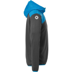 Kempa Emotion 2.0 1/4-Zip Trainingsanzug anthrazit/kempablau 116