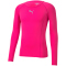 PUMA LIGA Baselayer langarm Funktionsshirt Herren 31 - fluo pink L
