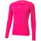 PUMA LIGA Baselayer langarm Funktionsshirt Herren 31 - fluo pink M