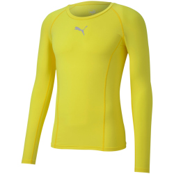 PUMA LIGA Baselayer langarm Funktionsshirt Herren 33 - fluo yellow L