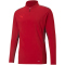 PUMA teamCUP 1/4-Zip Top chili pepper/cordovan/red blast M
