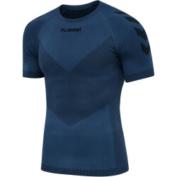 hummel First Seamless kurzarm Funktionsshirt dark denim XS/S
