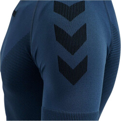 hummel First Seamless kurzarm Funktionsshirt dark denim XS/S