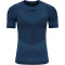hummel First Seamless kurzarm Funktionsshirt dark denim XS/S